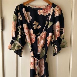 Christy Dawn Lennon Dress in Night Peony